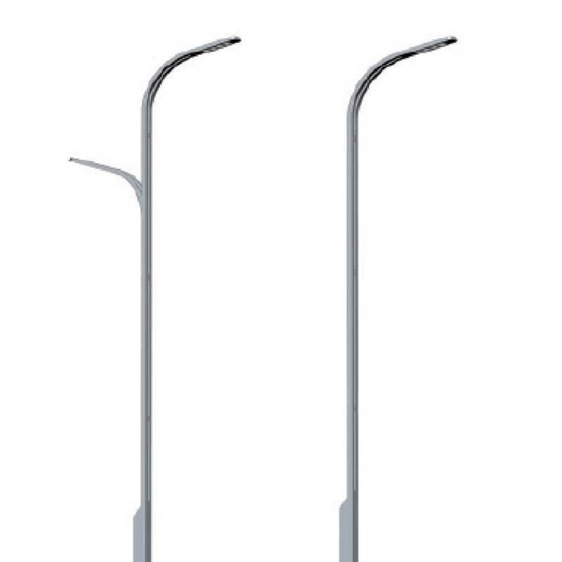 6-meter outdoor waterproof municipal road lighting with self-bending arm led municipal power street lamp Item Picture