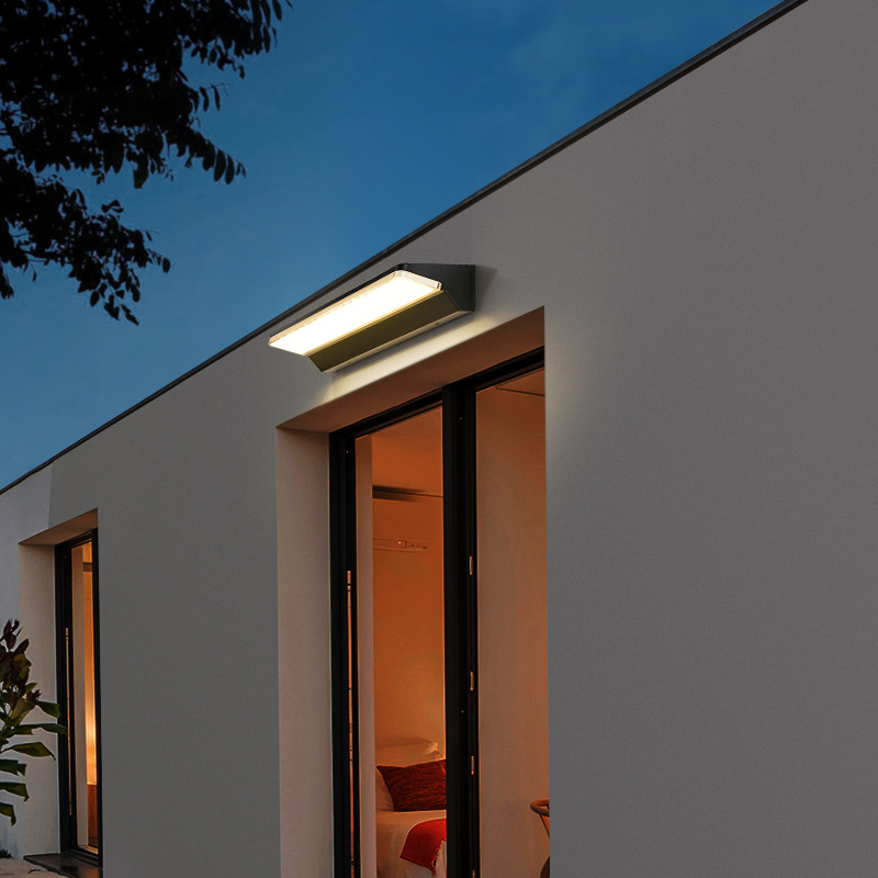 Modern solar courtyard outdoor lights, household lighting, outdoor waterproof street lamps, ultra-bright wall lamps for courtyards and balconies Specification drawing