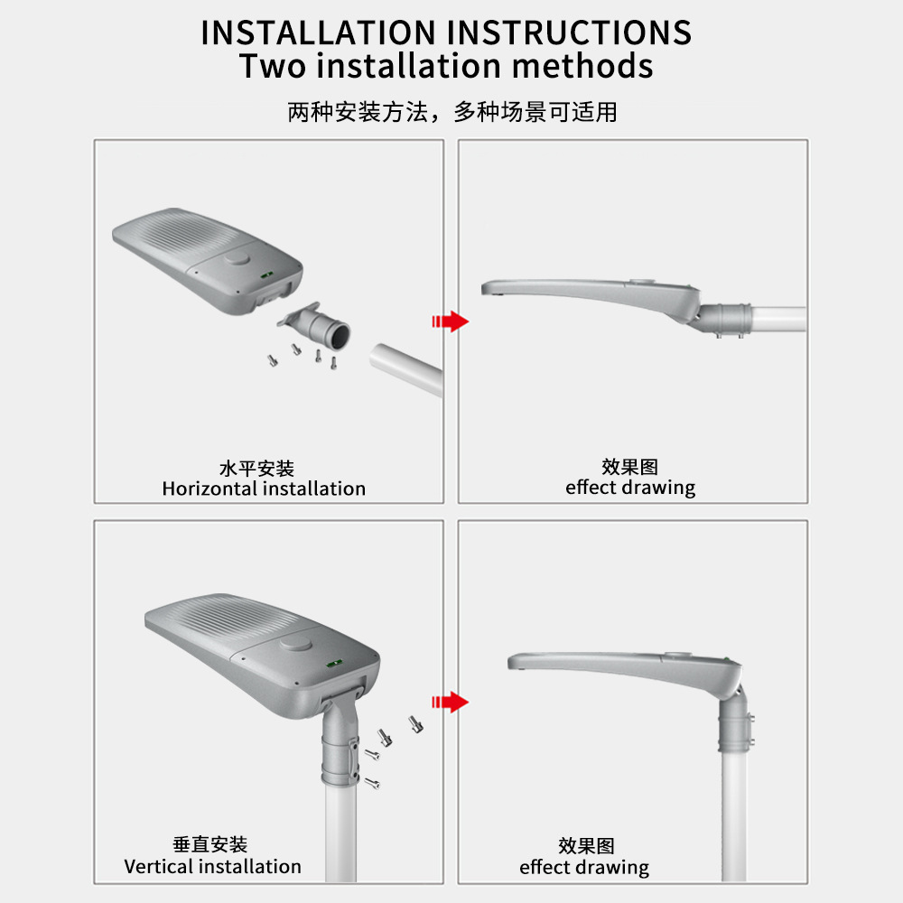 Municipal LED street lights Municipal road highway connected LED street lamps Application Scenario
