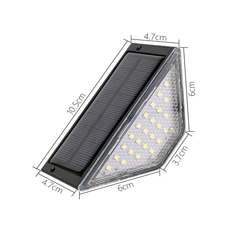 Cross-border outdoor solar staircase lights, courtyard step lights, villa staircase lights, park walkway sensor night lights Item Picture