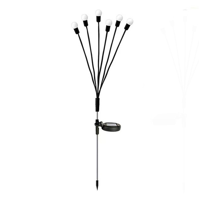 Solar-powered outdoor waterproof firefly lamps for courtyard and garden atmosphere decoration and creative outdoor lawn ground insertion lamps Item Picture