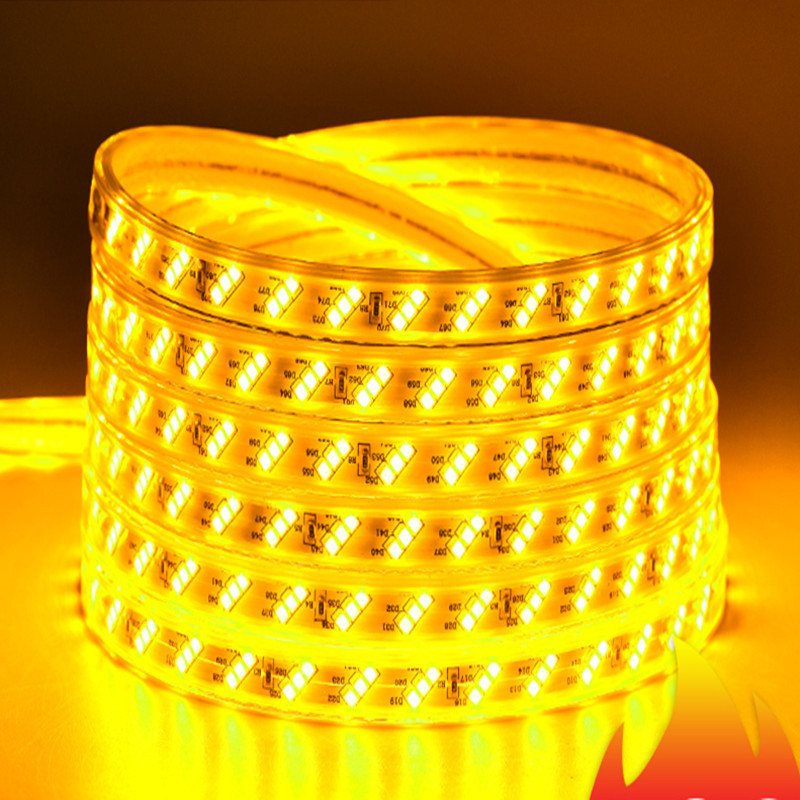 100-meter golden led light strip for engineering lighting, landscape lighting, outdoor waterproof 220V outdoor decoration wholesale Item Picture