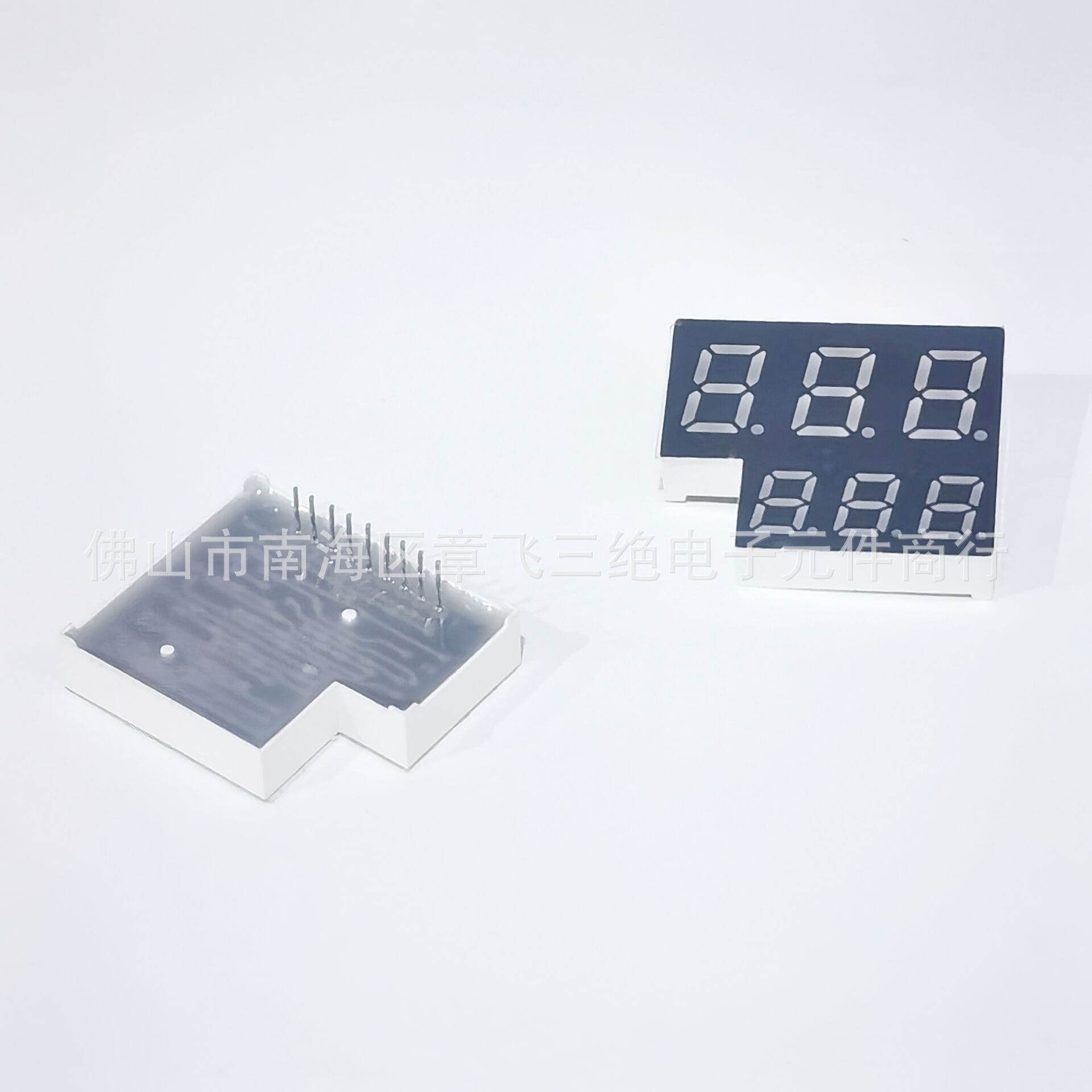Digital tube 3026 high-brightness digital tube 6-digit irregular-shaped led digital tube display screen, blue on top and red at the bottom led digital tube Application Scenario