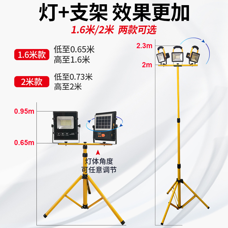 led outdoor lighting fixtures, ultra-bright and powerful, waterproof, emergency in case of power failure, mobile and portable, rechargeable floodlights for camping in the wild Application Scenario