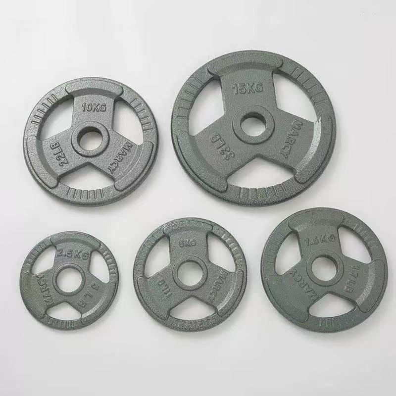 5cm大孔烤漆杠铃片详情3