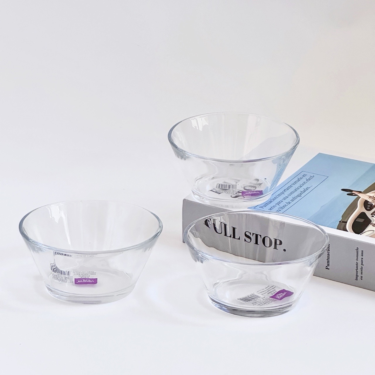 Glass tableware set, kitchen tableware, salad bowl, birthday gift, household tableware, salad bowl, glass bowl, daily necessities 250ml CP605145990 details Picture