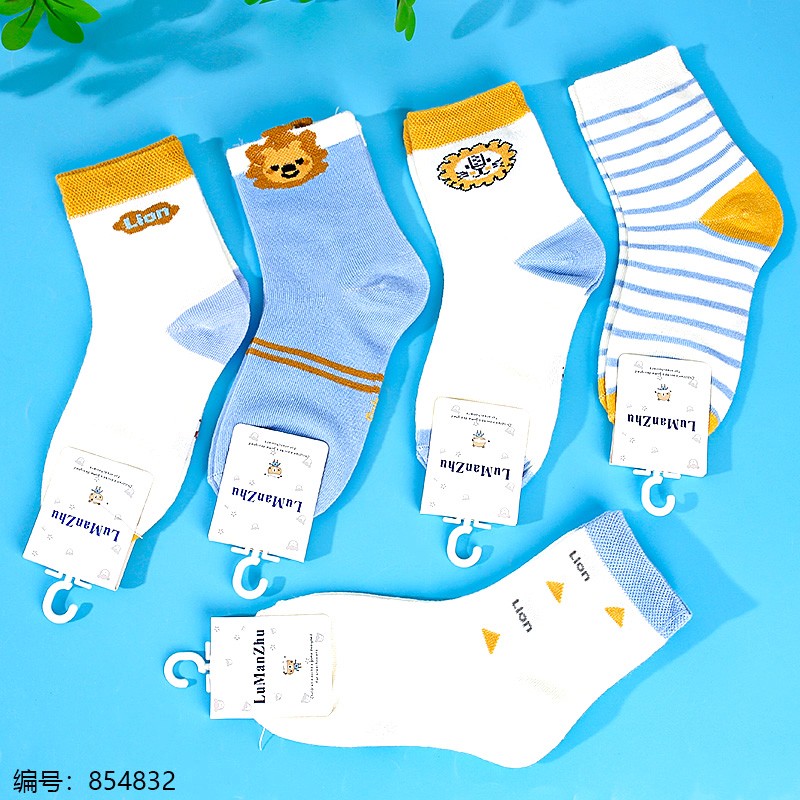 Sportswear casual cotton socks for women and men, long spring and summer styles, trendy men's and women's long socks, comfortable and breathable sports socks, children's cotton socks for 4-8 years old, CP605146144 Specification drawing