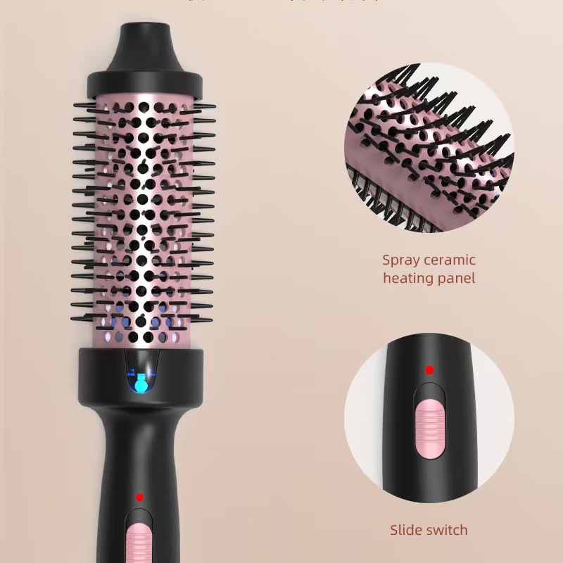 Export fluffy and curly hair comb, tube comb, electric curling comb, long and short hair styling, electric heating comb, fluffy perming hair, curly hair comb, inner curling Application Scenario