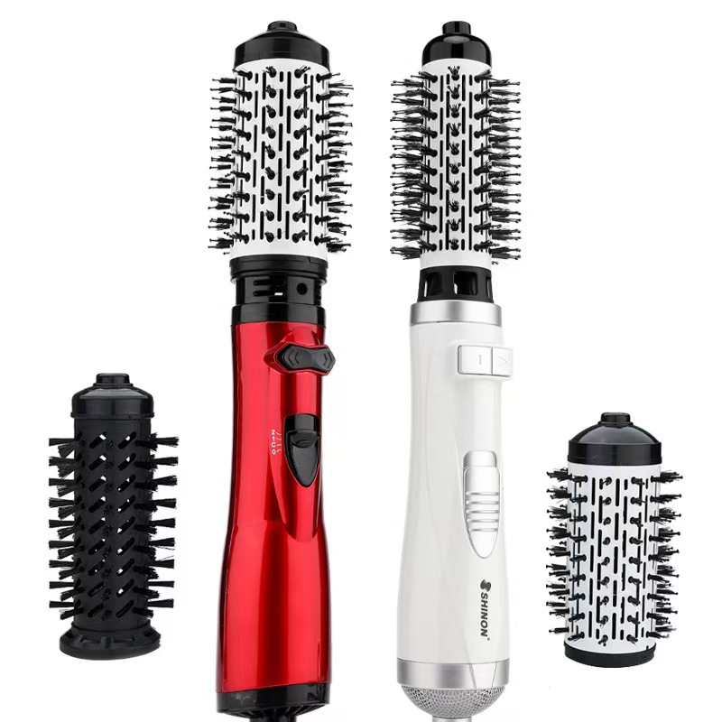 吹风梳新款多功能电动直发器自动卷发棒美发神器双头二合一热风梳