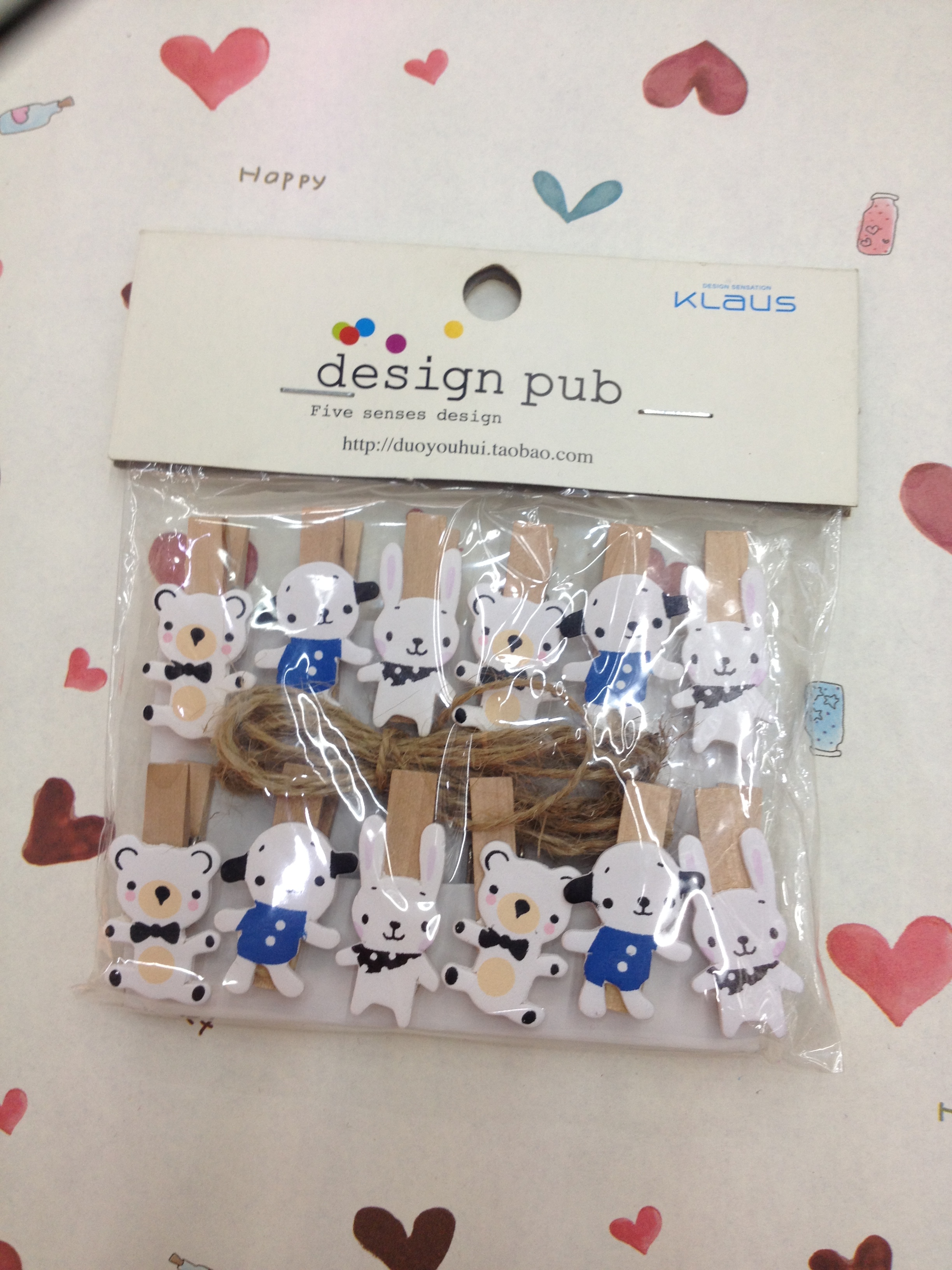 厂家 直销 木制韩版夹子， 木制卡通夹子，木制兔子夹 便签夹