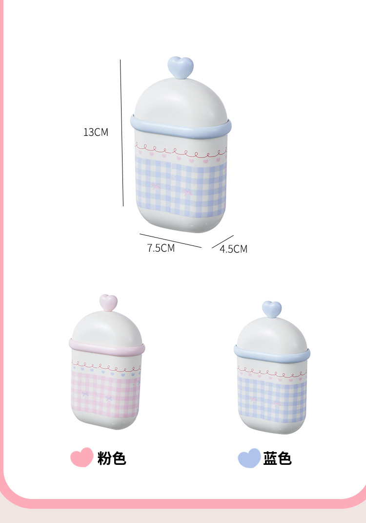 S137-1063 Portable mini soap box for travel, draining with lid, sealed soap box detail image 11