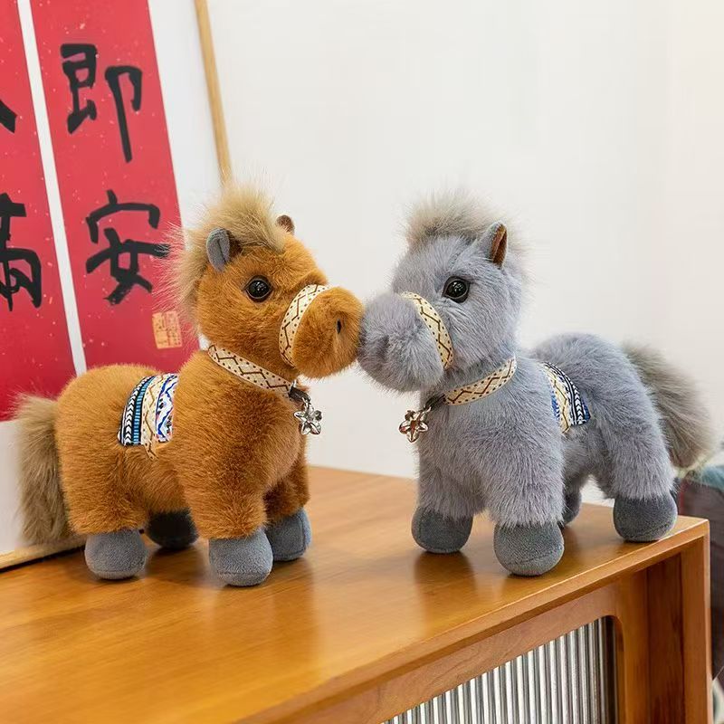 Cute new plush toy figurines and simulated ponies Specification image