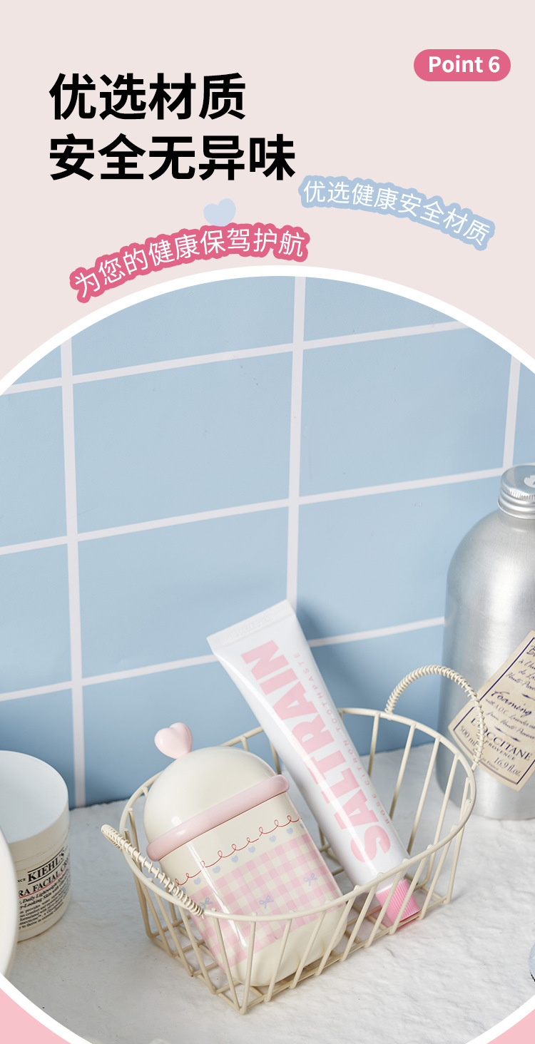 S137-1063 Portable mini soap box for travel, draining with lid, sealed soap box detail image 6