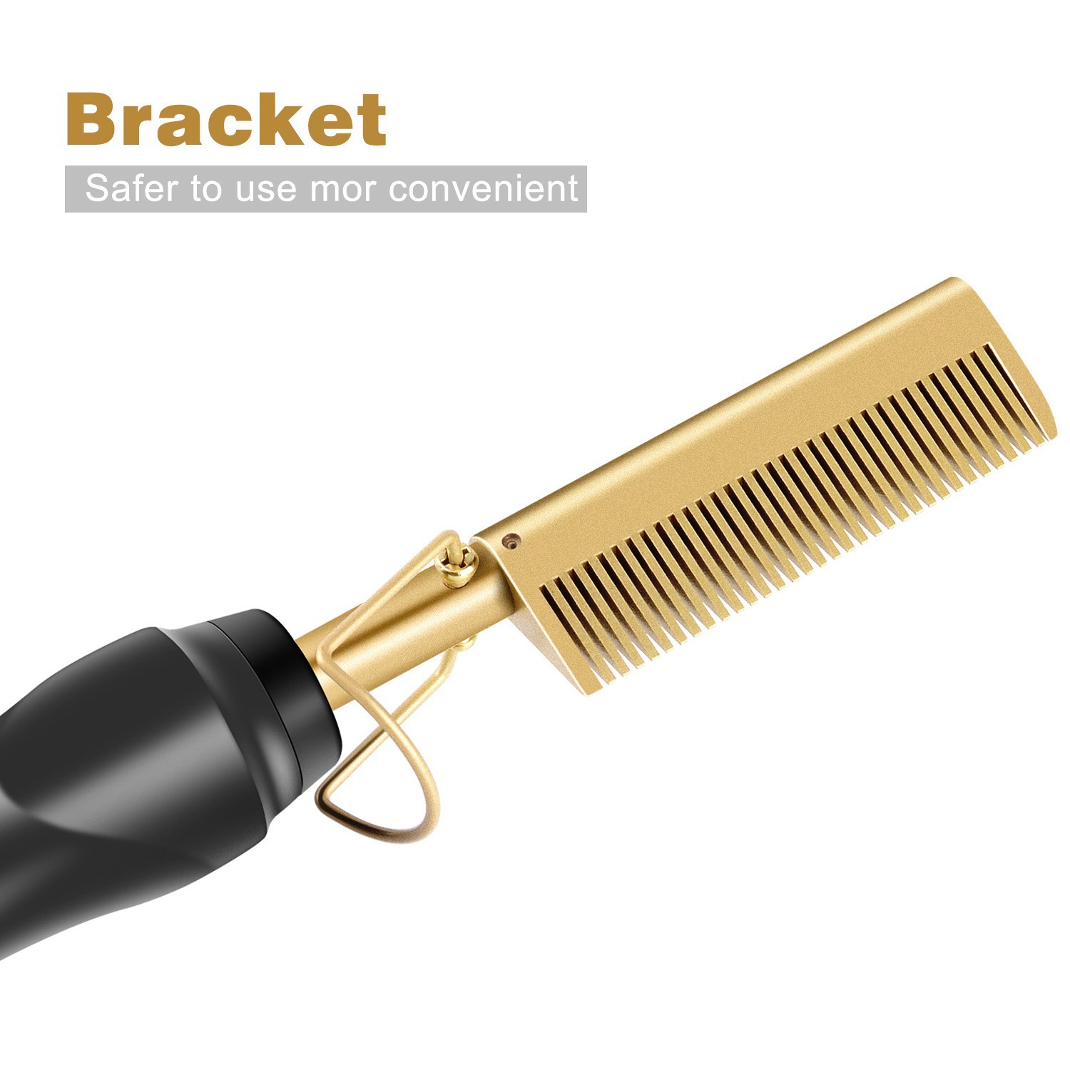 hotcomb negative ion electric heating comb, electric curling iron, home hair straightening device, new cross-border products Specification image