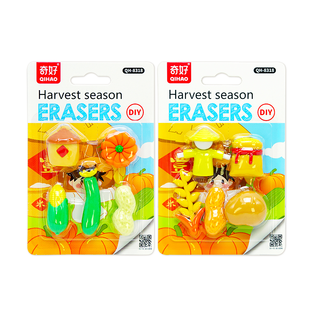 【 Qihao QHIAO】【 Eraser Manufacturer 】 Little Aviator QH-8318 Harvest Eraser