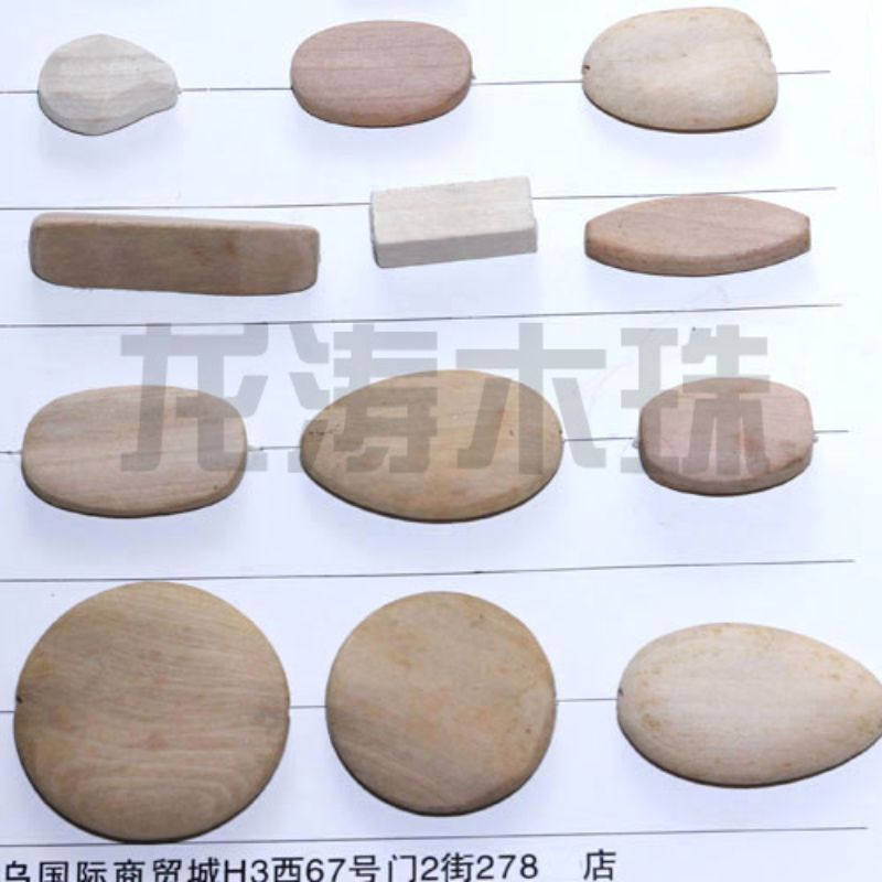 Raw wood blanks without dyeing, various shapes can be processed and customized, wooden ornaments Application Scenario