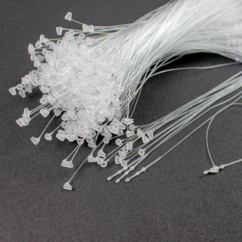 手穿针塑料子母扣标签吊牌挂绳服饰挂牌吊粒厂家直销