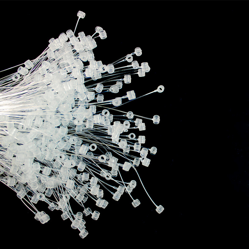 透明尖头圆头手穿针塑料子母扣标签吊牌挂绳服饰挂牌吊粒厂家直销