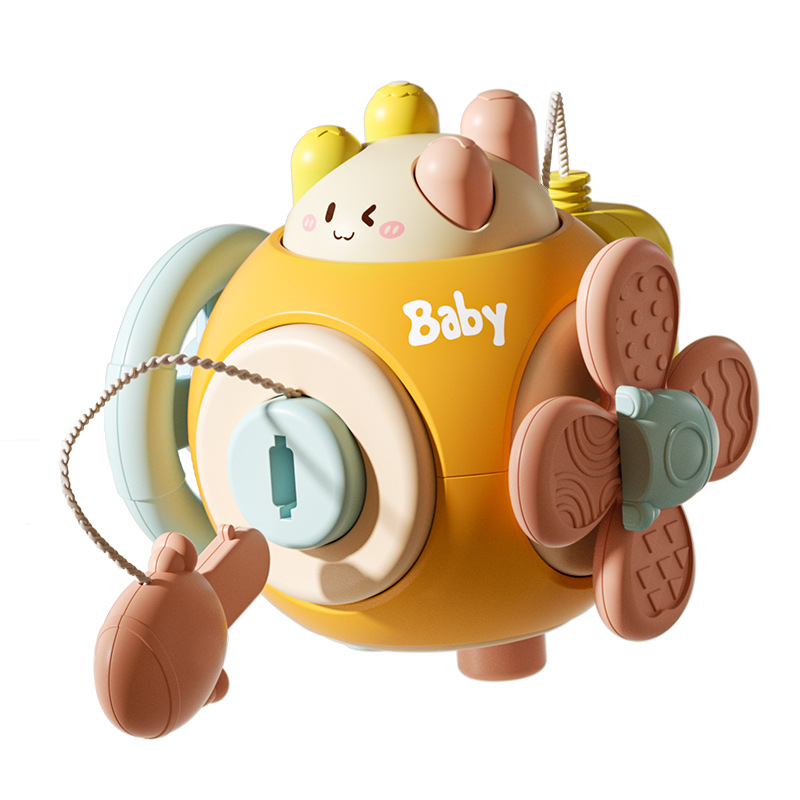 Baby toys, busy ball players, ball grasping, intelligence perception, hexahedral soothing magic tool, baby early education, spinning and playing toys Item Picture