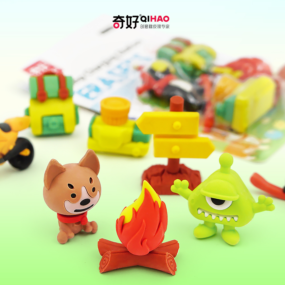 【 Qihao QHIAO】【 Eraser Manufacturer 】 Little Aviator QH-8324 Travel Eraser Application Scenario