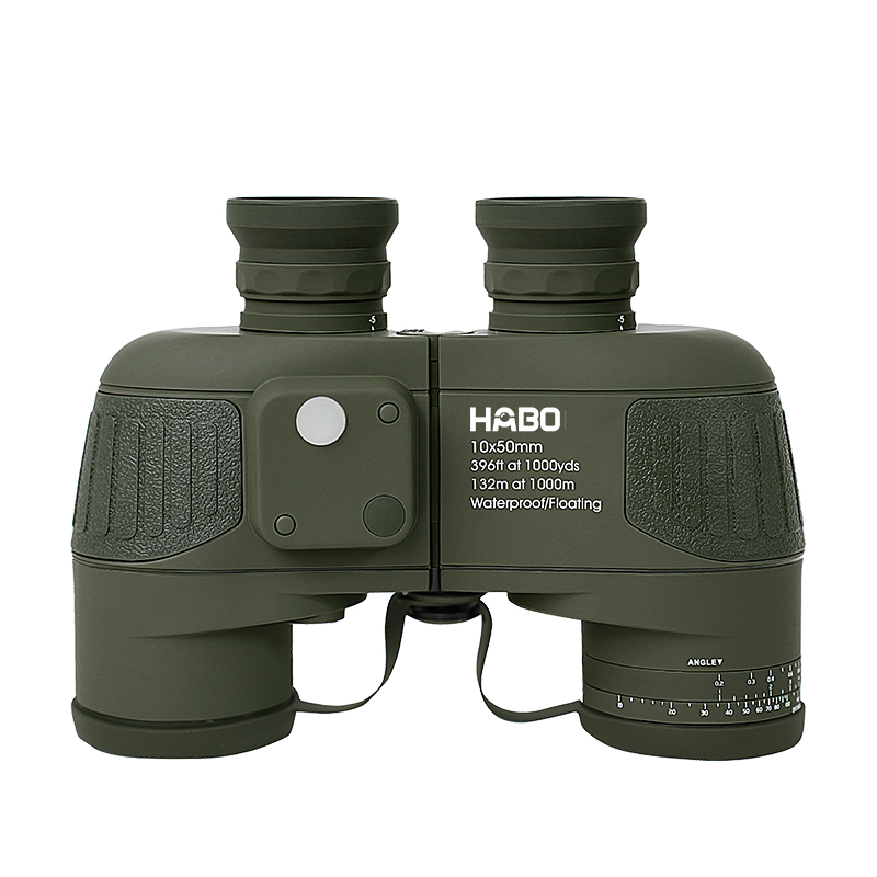 10X50 Marine Compass Telescope, Waterproof And Anti-Fog Ed Telescope, High-Definition High-Magnification Infrared Lamp Distance Measuring Binoculars Item Picture