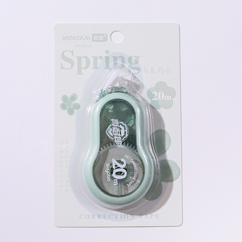 MK-8040足20米高品质修正带PET透明不断带改正带 学生专用修改带 厂家直销详情6