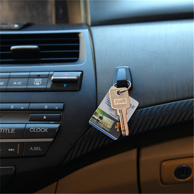 3 mini car hooks for attaching to the dashboard, car interior accessories, garbage bags, convenient and hidden adhesive hooks details Picture