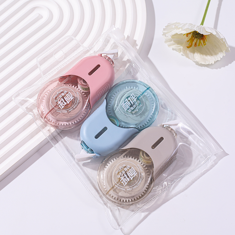 YB-8073 60-meter high-quality correction tape PET transparent continuous tape correction tape, student-specific correction tape factory direct sales details Picture
