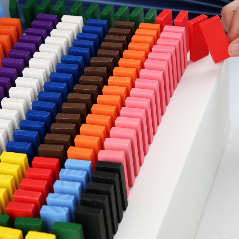 12-color 120-piece standard competition dominoes adult large children's early education wooden educational toys Application Scenario