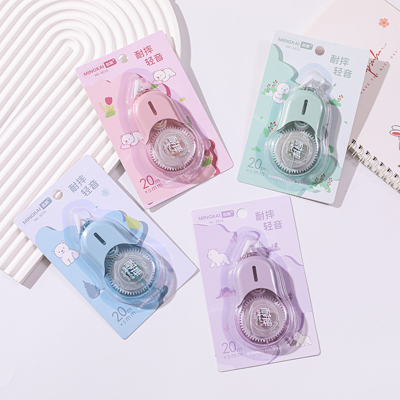 MK-8036 20-meter high-quality correction tape PET transparent continuous tape correction tape, student-specific correction tape factory direct sales full figure