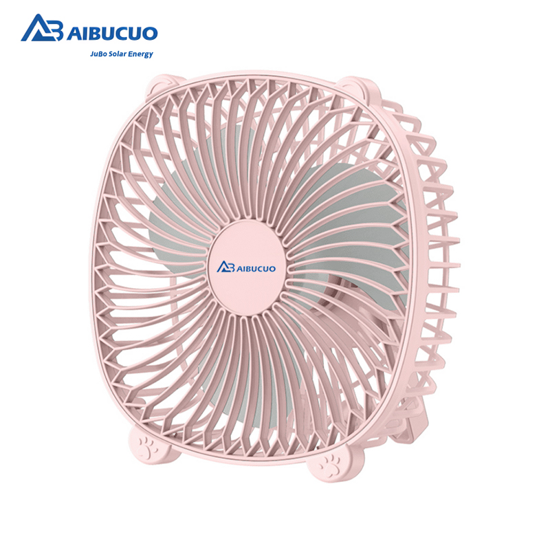 AIBUCUO Cross-border new desktop night light fan wall-mounted home bedroom mini fan with strong wind force and long battery life details Picture
