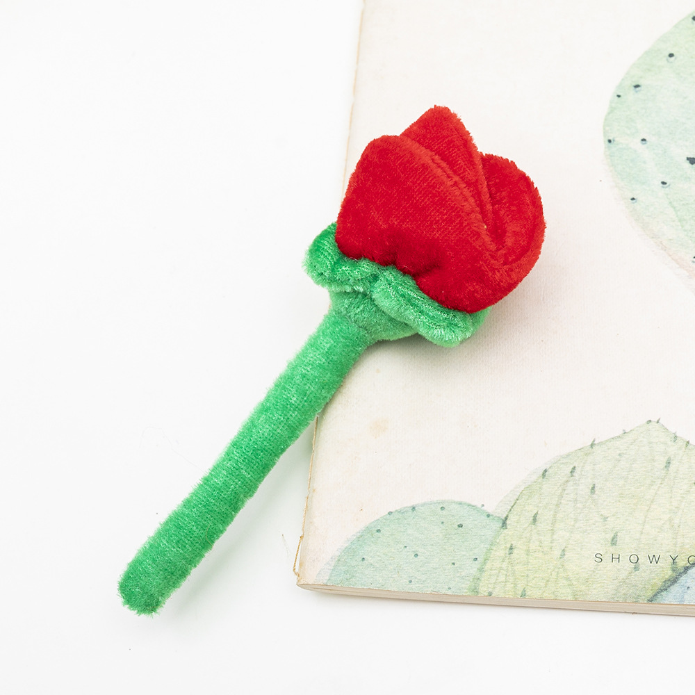 Cross-border cartoon simulation fabric sunflower rose plush toy curtain buckle Valentine's Day bouquet for girls as a gift Application Scenario