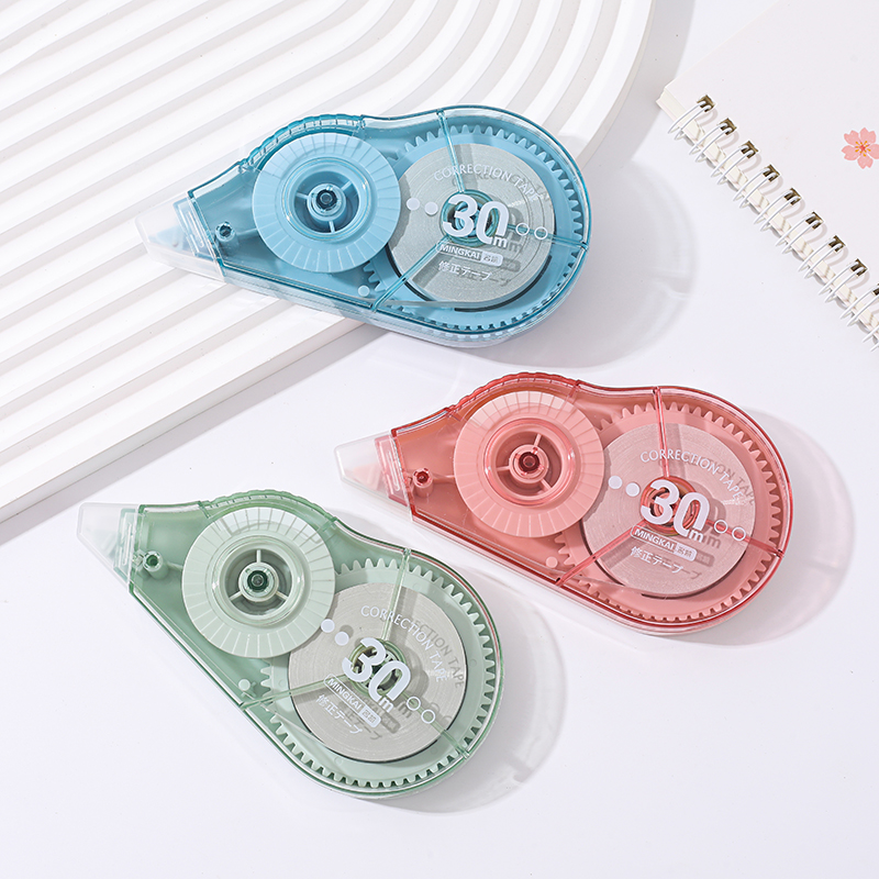MK-8077 30-meter high-quality correction tape PET transparent continuous tape correction tape, student-specific correction tape factory direct sales Item Picture