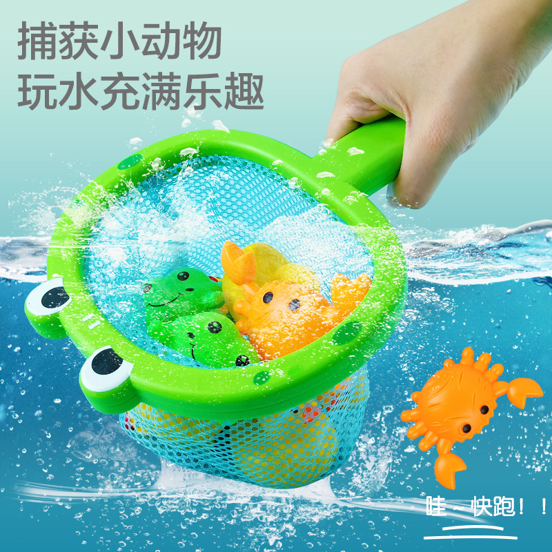 Cross-border bath toys, babies, children, water play, infants, kids, fishing nets, water play animals, boys and girls, bathroom fishing fun Application Scenario