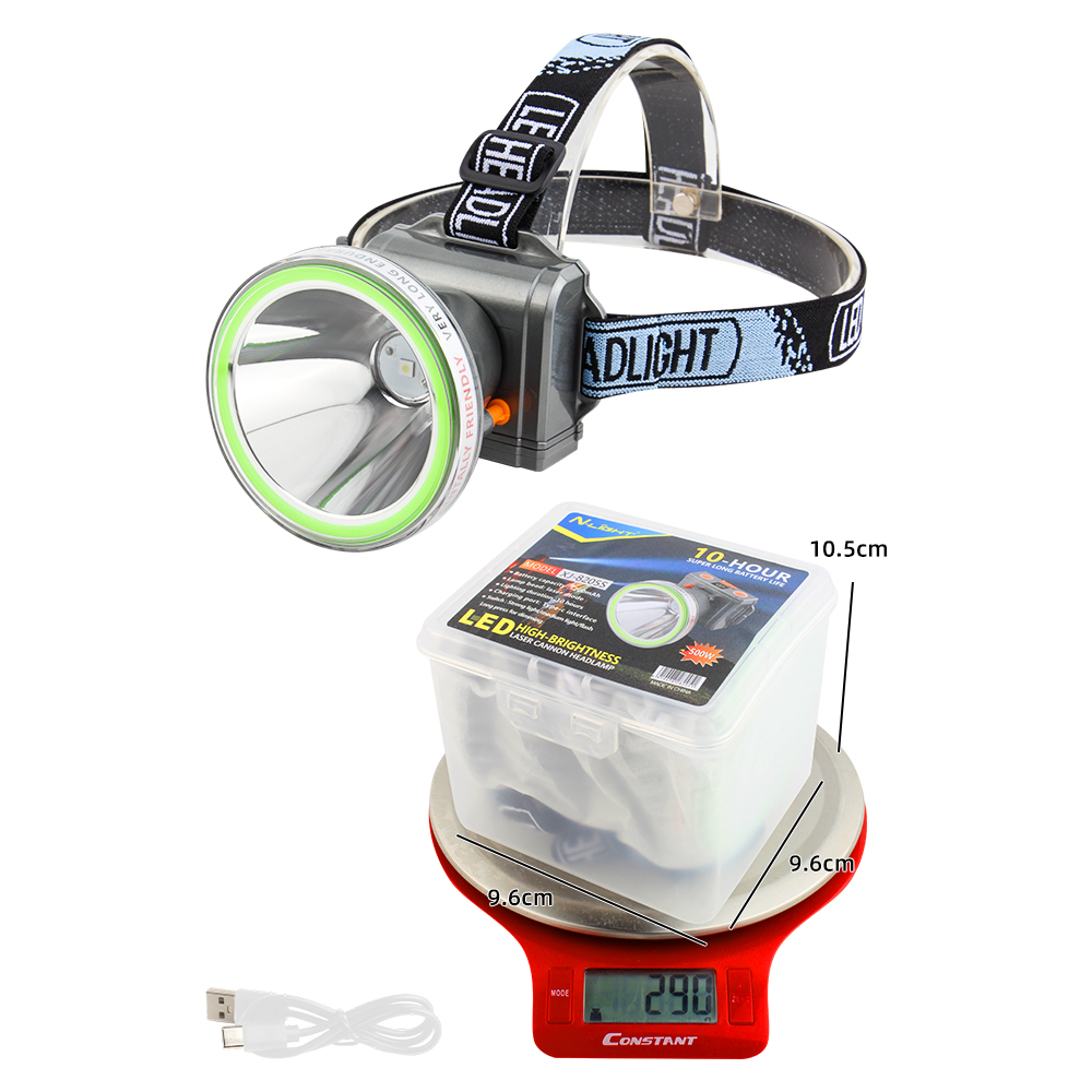 KINSACH Star Source TYPE-C Rechargeable Plastic Rechargeable White Laser Headlamp Specification image
