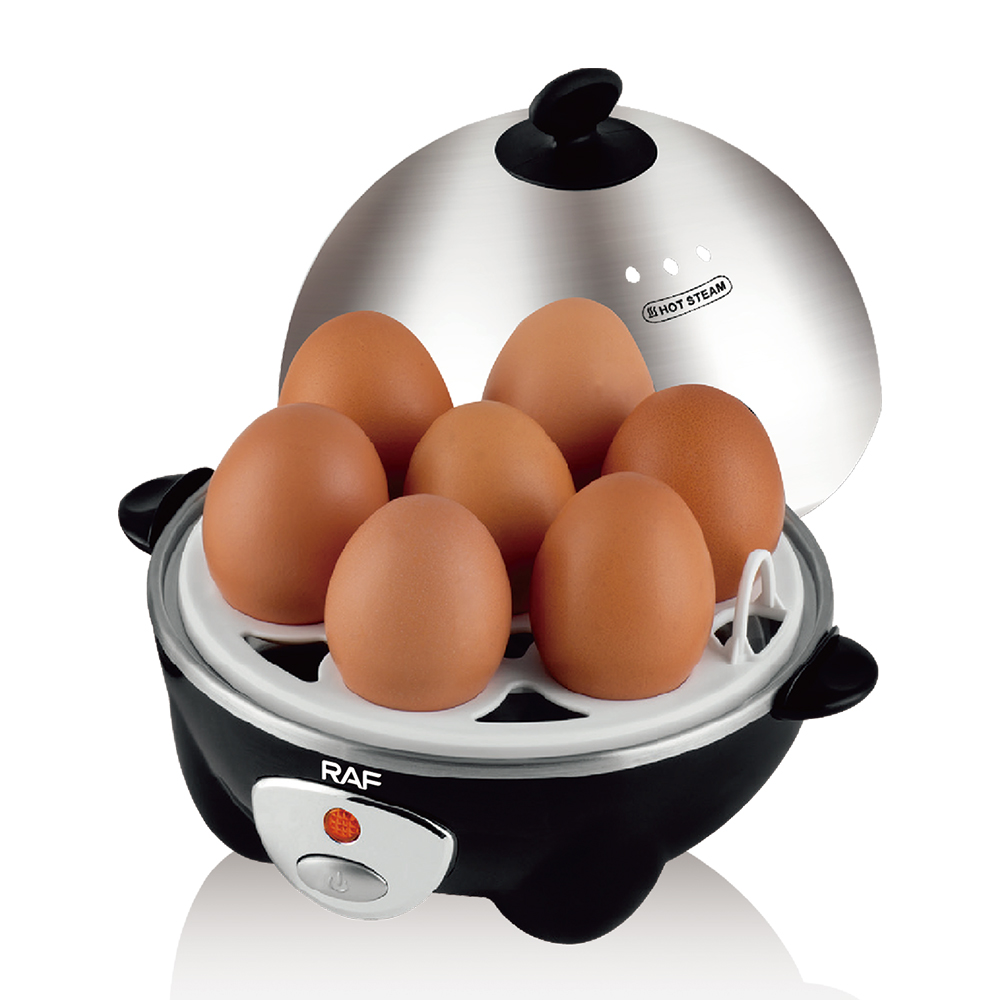 RAF European-style egg cooker, fully automatic for home use, one-click operation for multiple eggs, egg steaming wonder, soft-boiled eggs, hot spring eggs details Picture