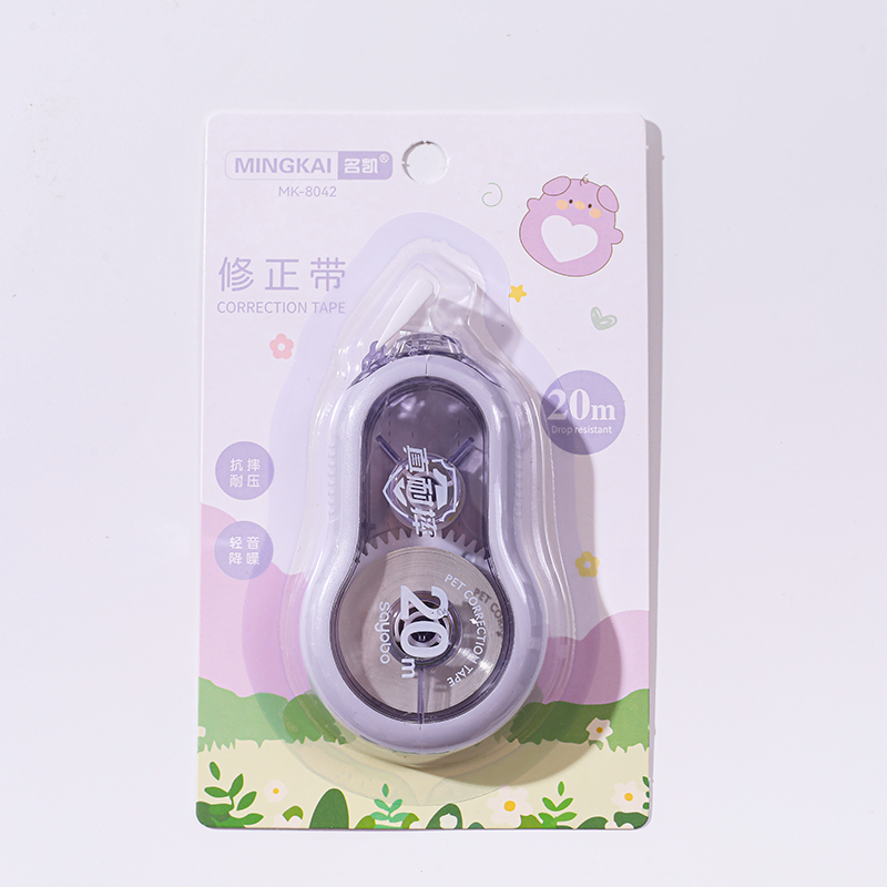 MK-8042 20-meter high-quality correction tape PET transparent continuous tape correction tape, student-specific correction tape factory direct sales Item Picture