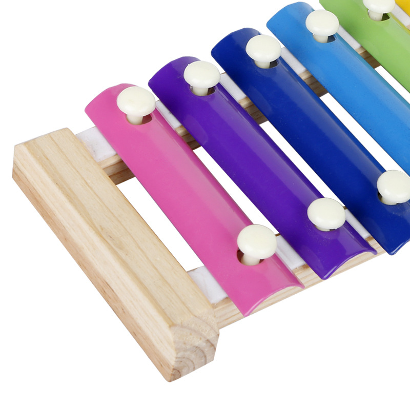 Wholesale of wooden eight-tone hand-cranked pianos for infants and toddlers, early education toys for babies, 1-2-3 years old Specification drawing