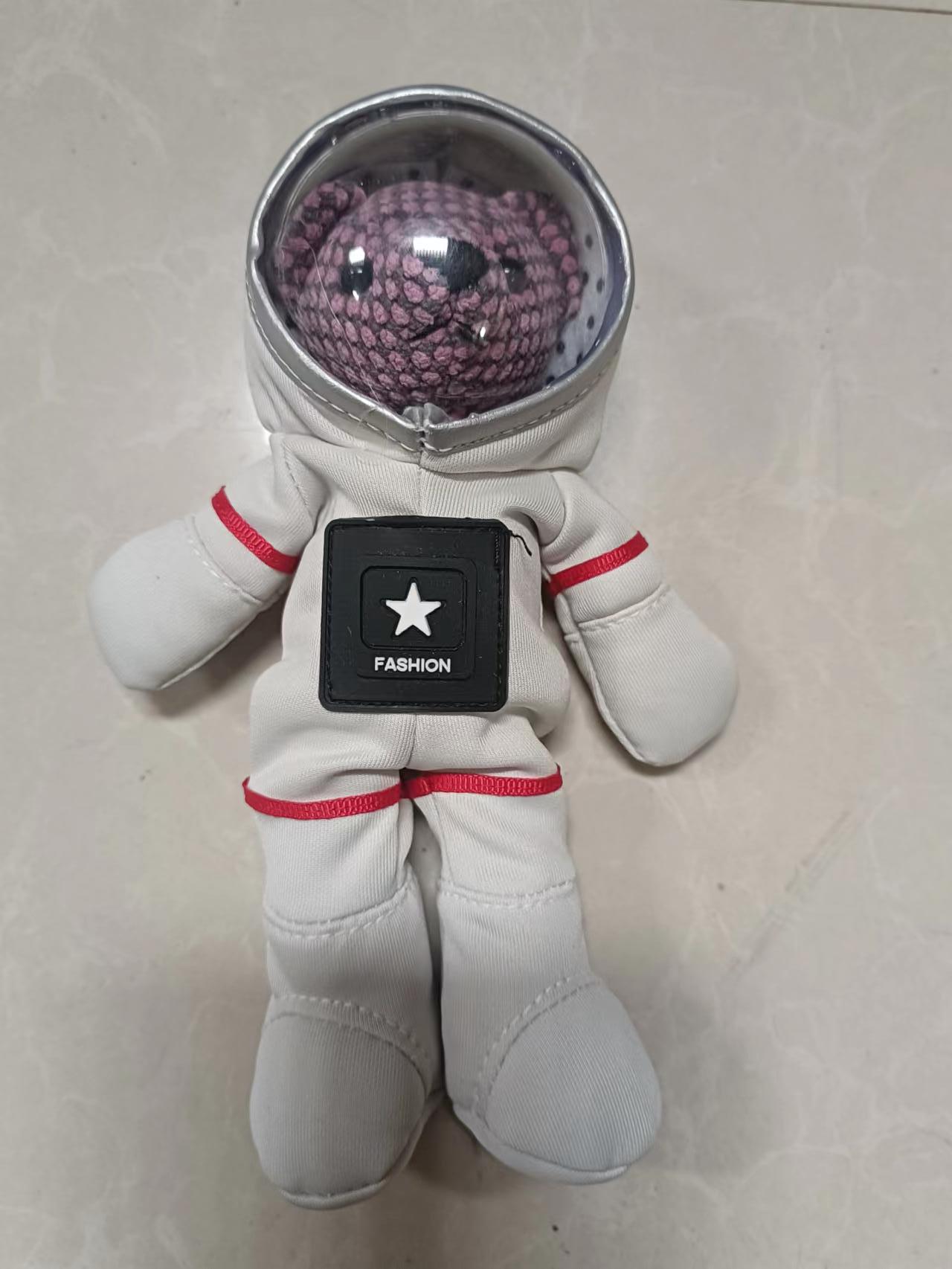 High-end gift plush toy figurines, aerospace teddy bear dolls, creative new astronaut dolls details Picture