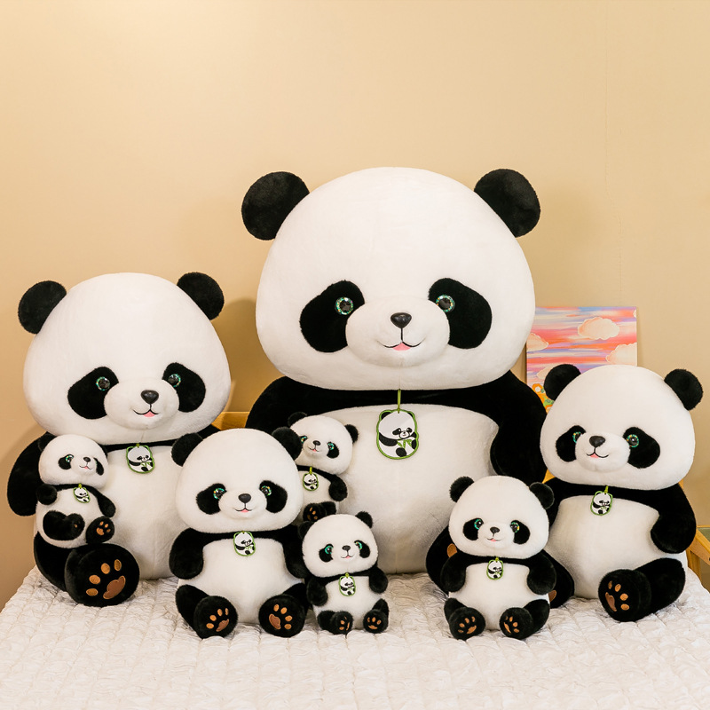 Cute national treasure - giant panda plush toy dolls, Panda Beibei dolls, commemorative gifts, mascots, street stall gifts Application Scenario