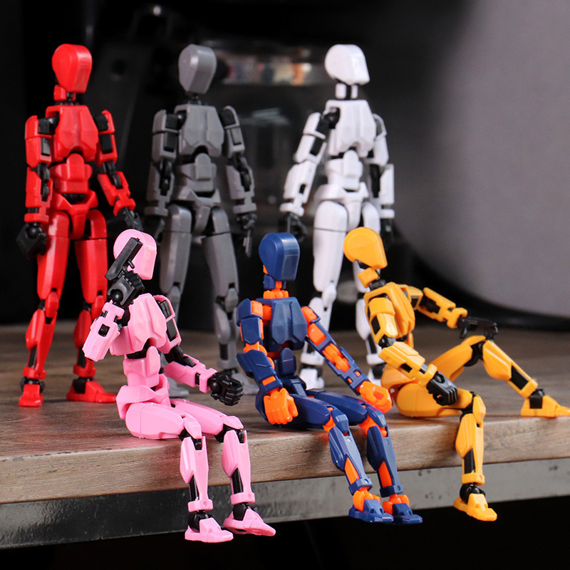 Cross-border bestseller articulated action figure 3d printed third-generation lucky doll, stress-relieving magic tool manufacturer wholesale details Picture