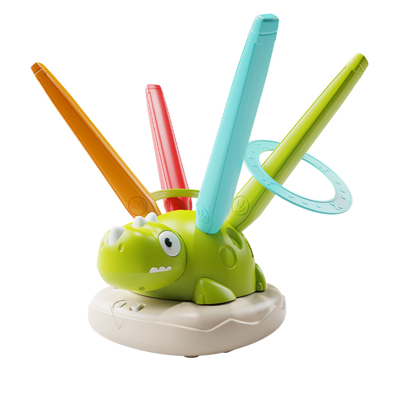 The new cross-border product, the three-in-one dinosaur sports machine, is an outdoor multi-person interactive fun sensory integration physical exertion training toy Item Picture