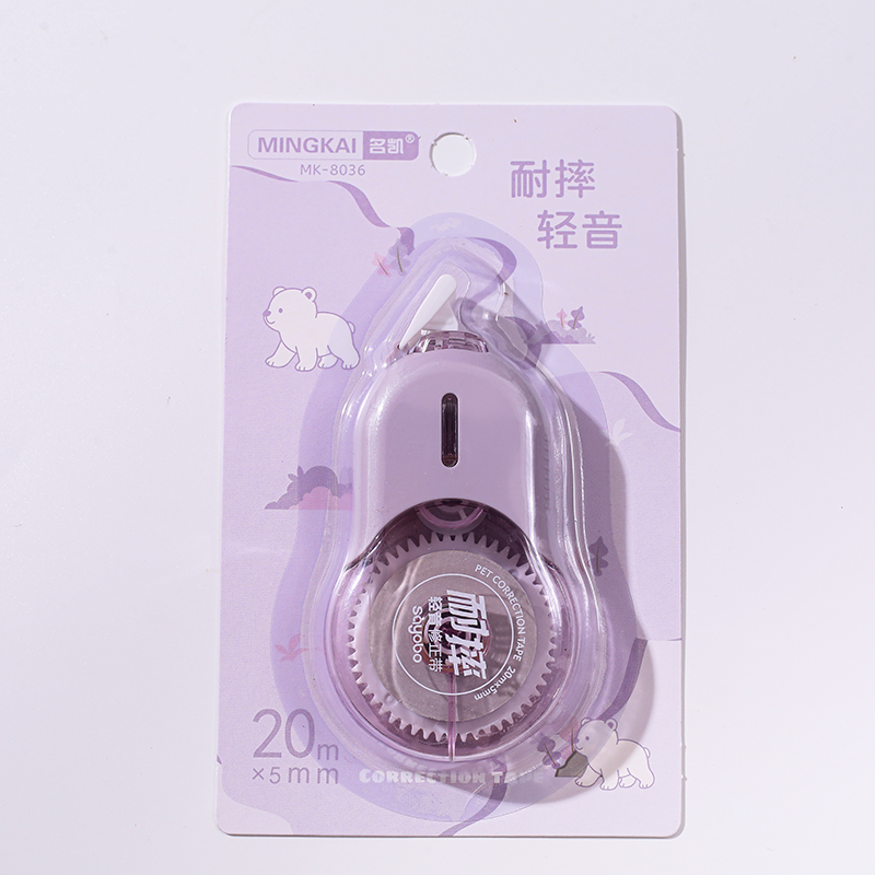 MK-8036 20-meter high-quality correction tape PET transparent continuous tape correction tape, student-specific correction tape factory direct sales Item Picture