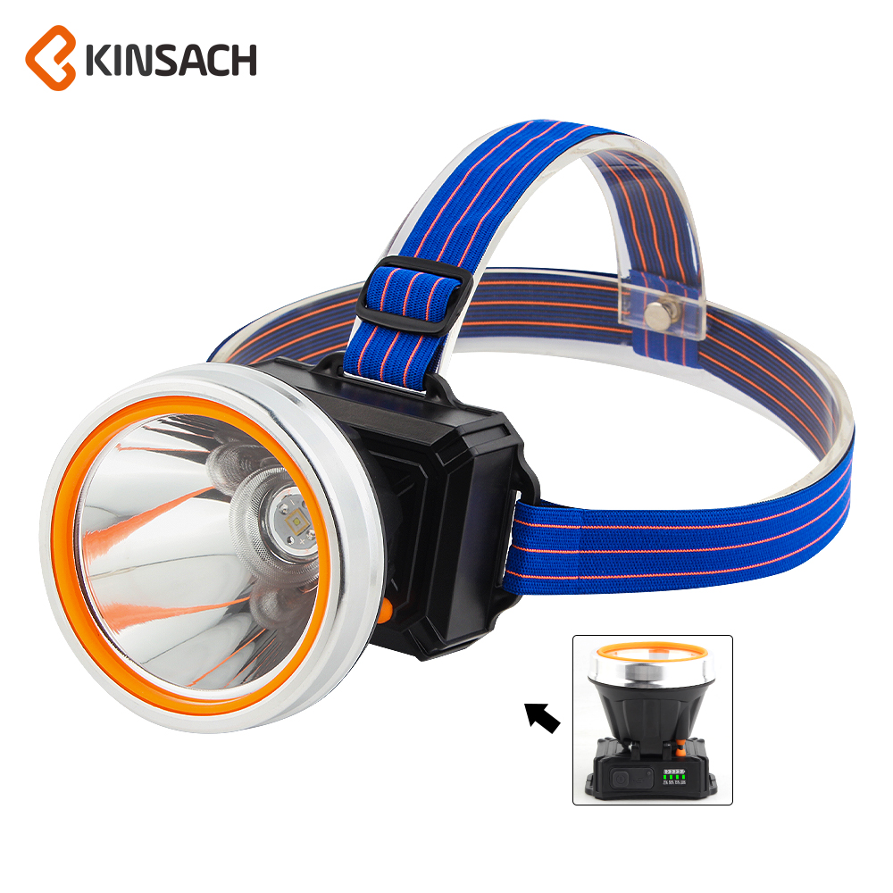 KINSACH Star Source TYPE-C Rechargeable Plastic Rechargeable White Laser Headlamp