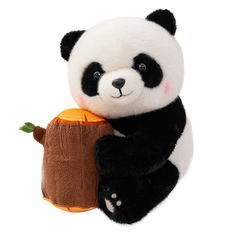 New cute bamboo panda plush toys and national treasure red panda dolls are perfect birthday gifts for boys and girls Item Picture