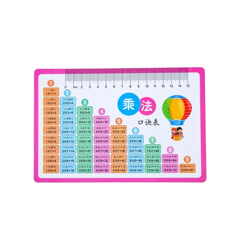 "99 Multiplication and Division Table Card, Primary School mathematics Grade One and Two 99 Recitation Magic tool, Learning teaching aid Formula. Item Picture