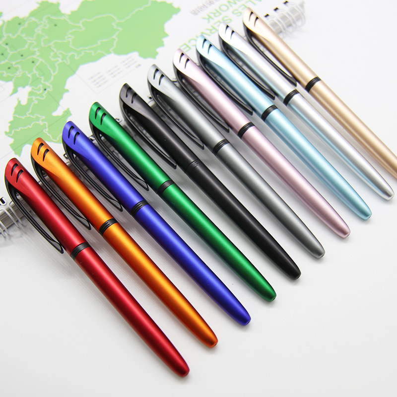 Advertising pens, ballpoint pens, heavy-duty high-end signature pens, business pens, printable advertising ballpoint pens, customizable ballpoint pens, gel pens with sleeves details Picture