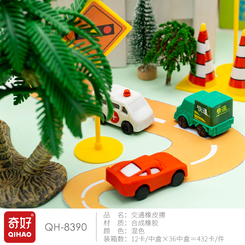 【 Qihao QHIAO】【 Eraser Manufacturer 】 Little Aviator QH-8390 Car Eraser Application Scenario