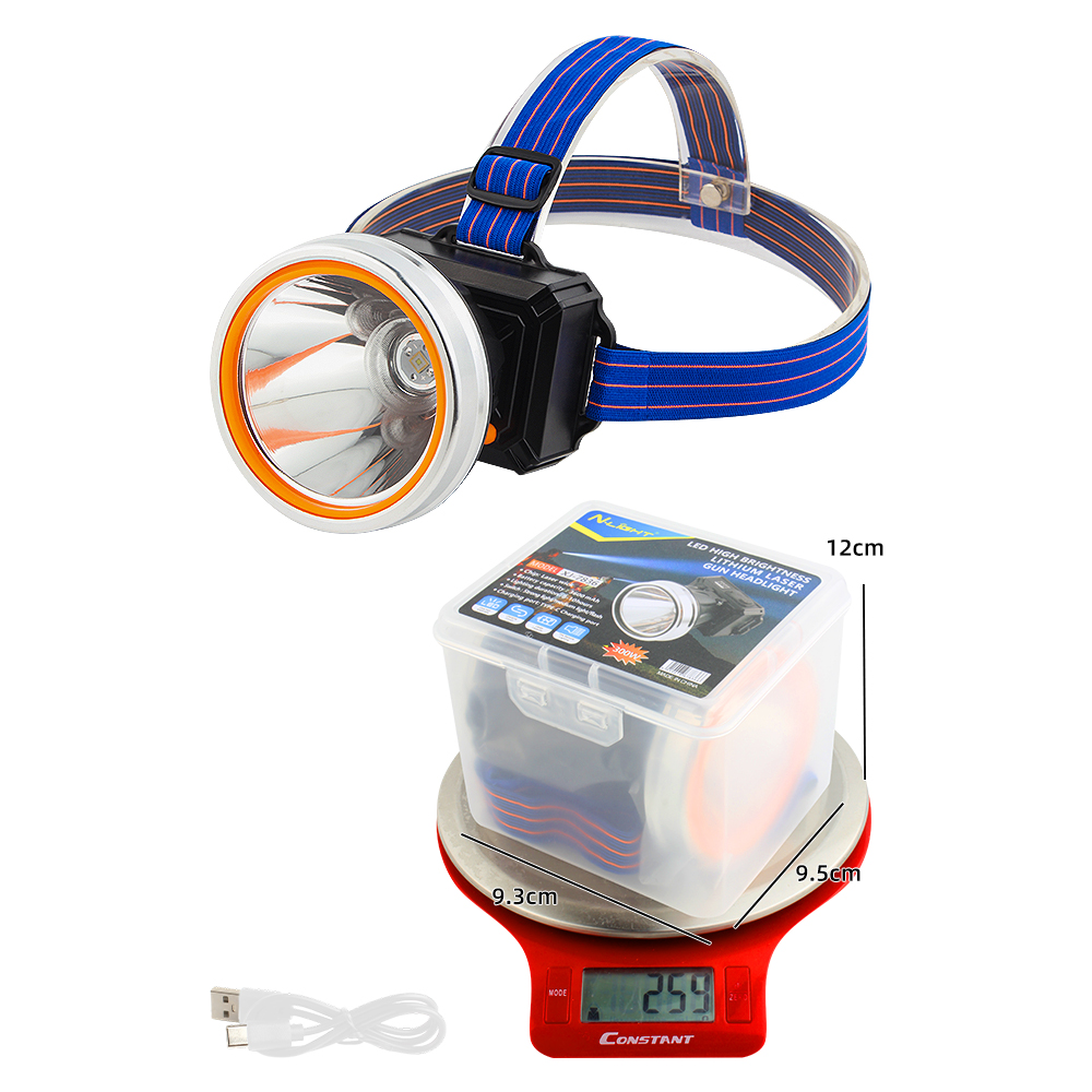 KINSACH Star Source TYPE-C Rechargeable Plastic Rechargeable White Laser Headlamp Specification image
