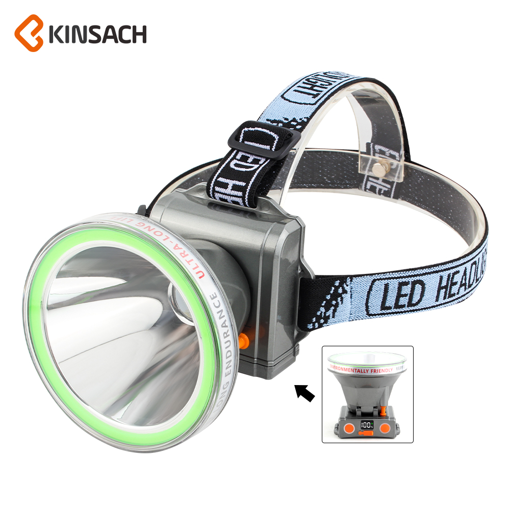 KINSACH Star Source TYPE-C Rechargeable Plastic Rechargeable White Laser Headlamp